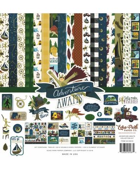 Echo Park Adventure Awaits 12x12 Inch Collection Kit (AA163016) Echo Park Adventure Awaits 12x12 Inch Collection Kit (AA163016)