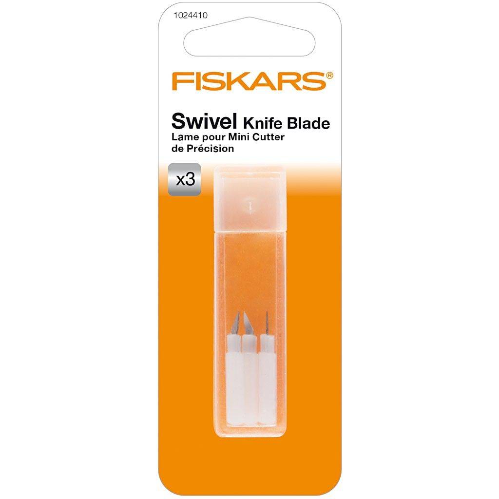 Fiskars Finger Tip Swivel Knife Blades (1024410) - Paperpads.nl