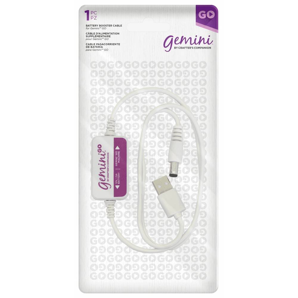 Crafter's Companion Gemini Go - Battery Booster Cable (GEMGO-ACC-BCBL)