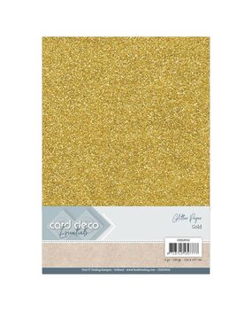 Card Deco A4 Glitter Paper Gold (CDEGP010) Card Deco A4 Glitter Paper Gold (CDEGP010)