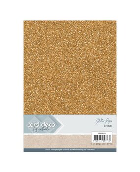 Card Deco A4 Glitter Paper Bronze (CDEGP009) Card Deco A4 Glitter Paper Bronze (CDEGP009)