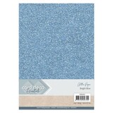 Card Deco A4 Glitter Paper Bright Blue (CDEGP012)
