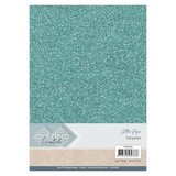 Card Deco A4 Glitter Paper Mint (CDEGP020)