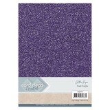 Card Deco A4 Glitter Paper Dark Purple (CDEGP001)