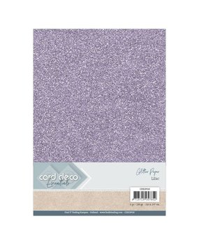 Card Deco A4 Glitter Paper Lilac (CDEGP018) Card Deco A4 Glitter Paper Lilac (CDEGP018)
