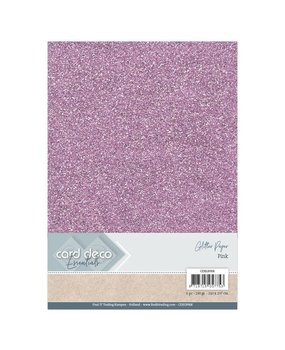 Card Deco A4 Glitter Paper Pink (CDEGP008) Card Deco A4 Glitter Paper Pink (CDEGP008)
