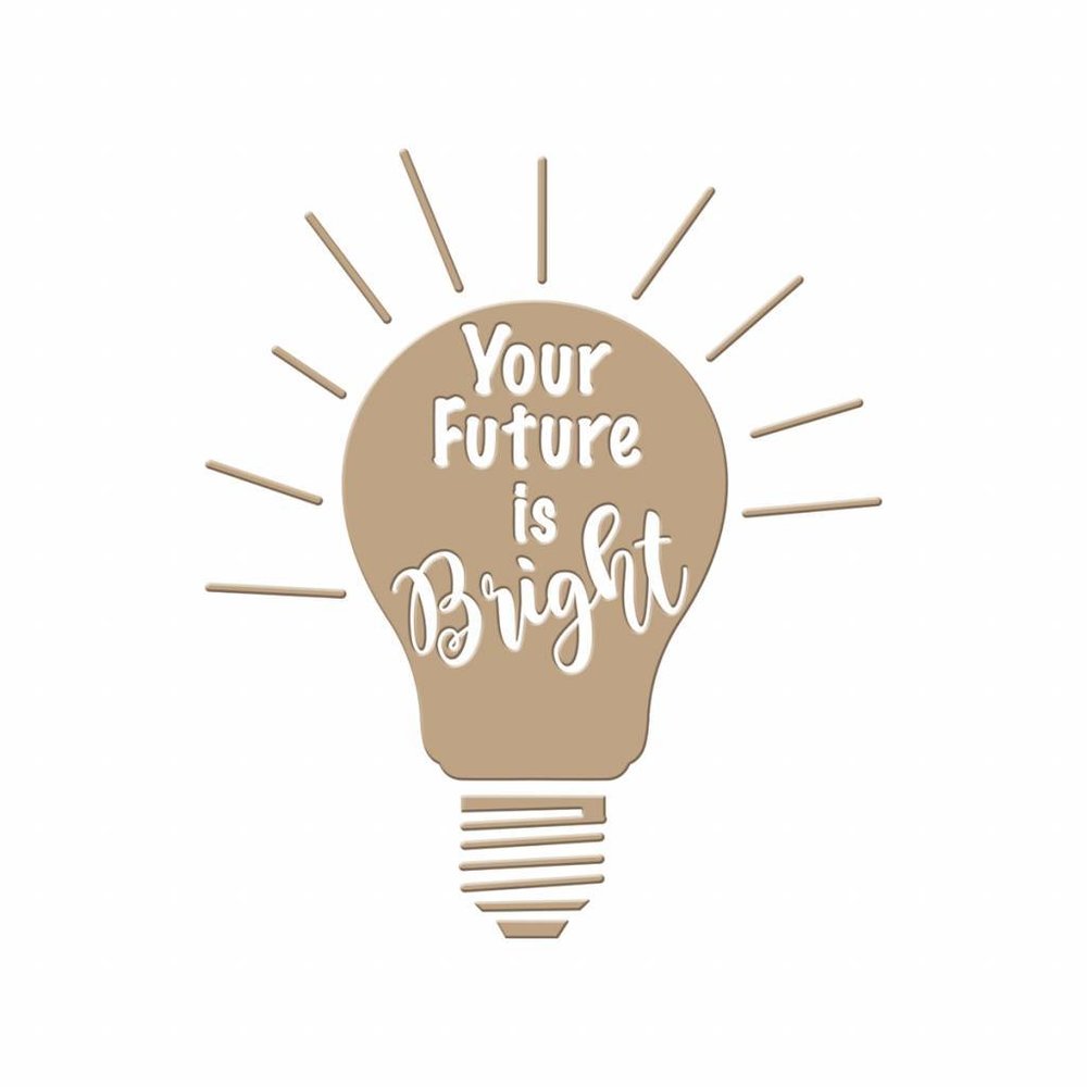 Spellbinders Your Future is Bright Glimmer Hot Foil Plate (GLP-003) Spellbinders Your Future is Bright Glimmer Hot Foil Plate (GLP-003)