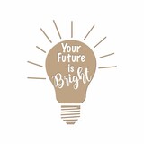 Spellbinders Your Future is Bright Glimmer Hot Foil Plate (GLP-003)