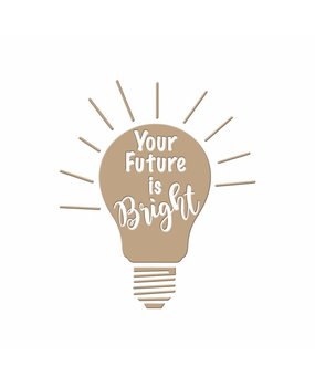Spellbinders Your Future is Bright Glimmer Hot Foil Plate (GLP-003) Spellbinders Your Future is Bright Glimmer Hot Foil Plate (GLP-003)