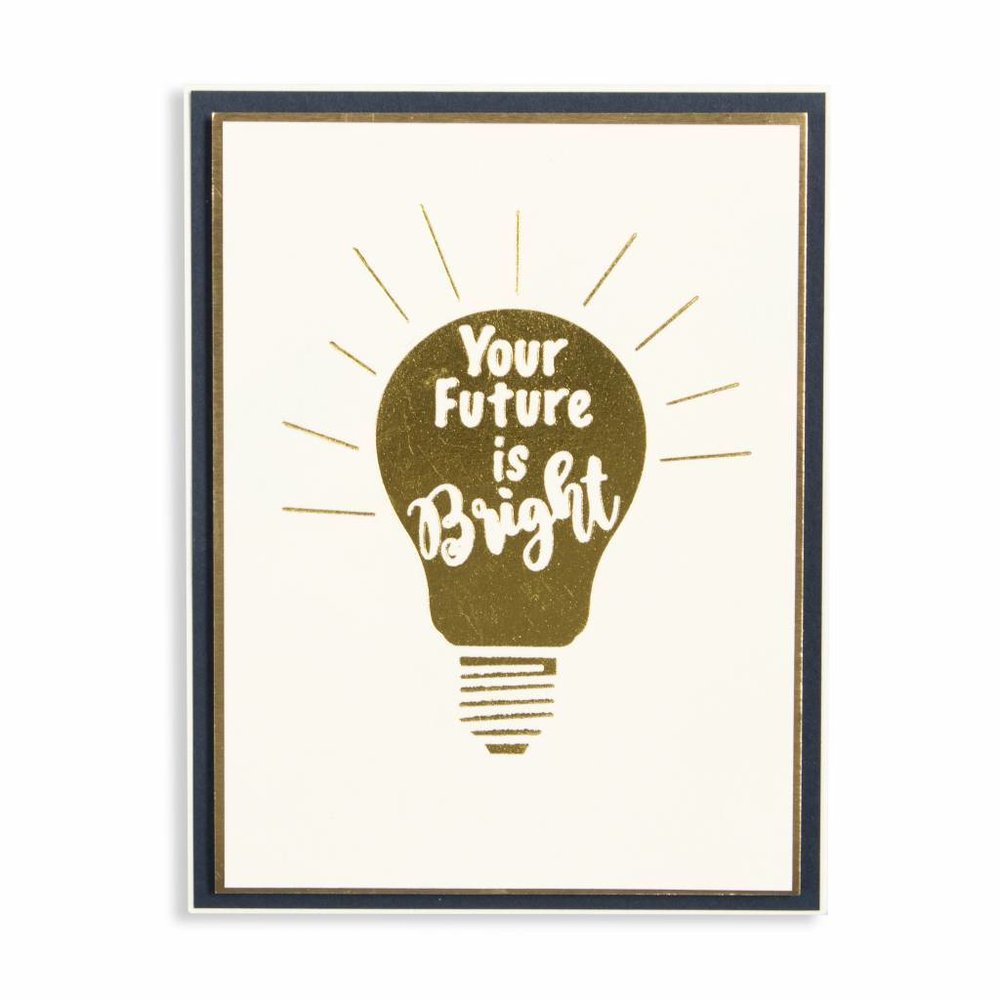 Spellbinders Your Future is Bright Glimmer Hot Foil Plate (GLP-003) Spellbinders Your Future is Bright Glimmer Hot Foil Plate (GLP-003)