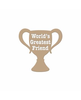 Spellbinders Worlds Greatest Friend Glimmer Hot Foil Plate (GLP-004) Spellbinders Worlds Greatest Friend Glimmer Hot Foil Plate (GLP-004)