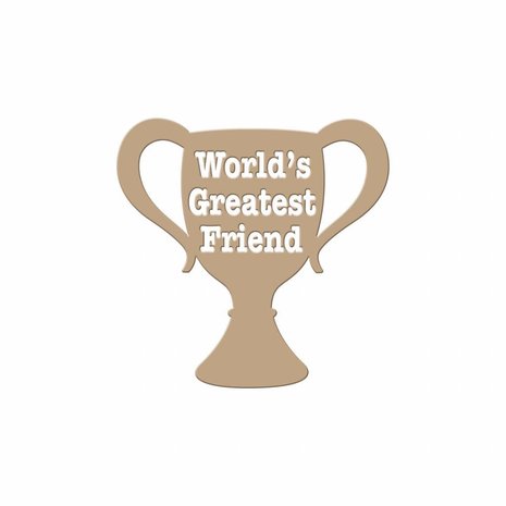 Spellbinders Worlds Greatest Friend Glimmer Hot Foil Plate (GLP-004) Spellbinders Worlds Greatest Friend Glimmer Hot Foil Plate (GLP-004)