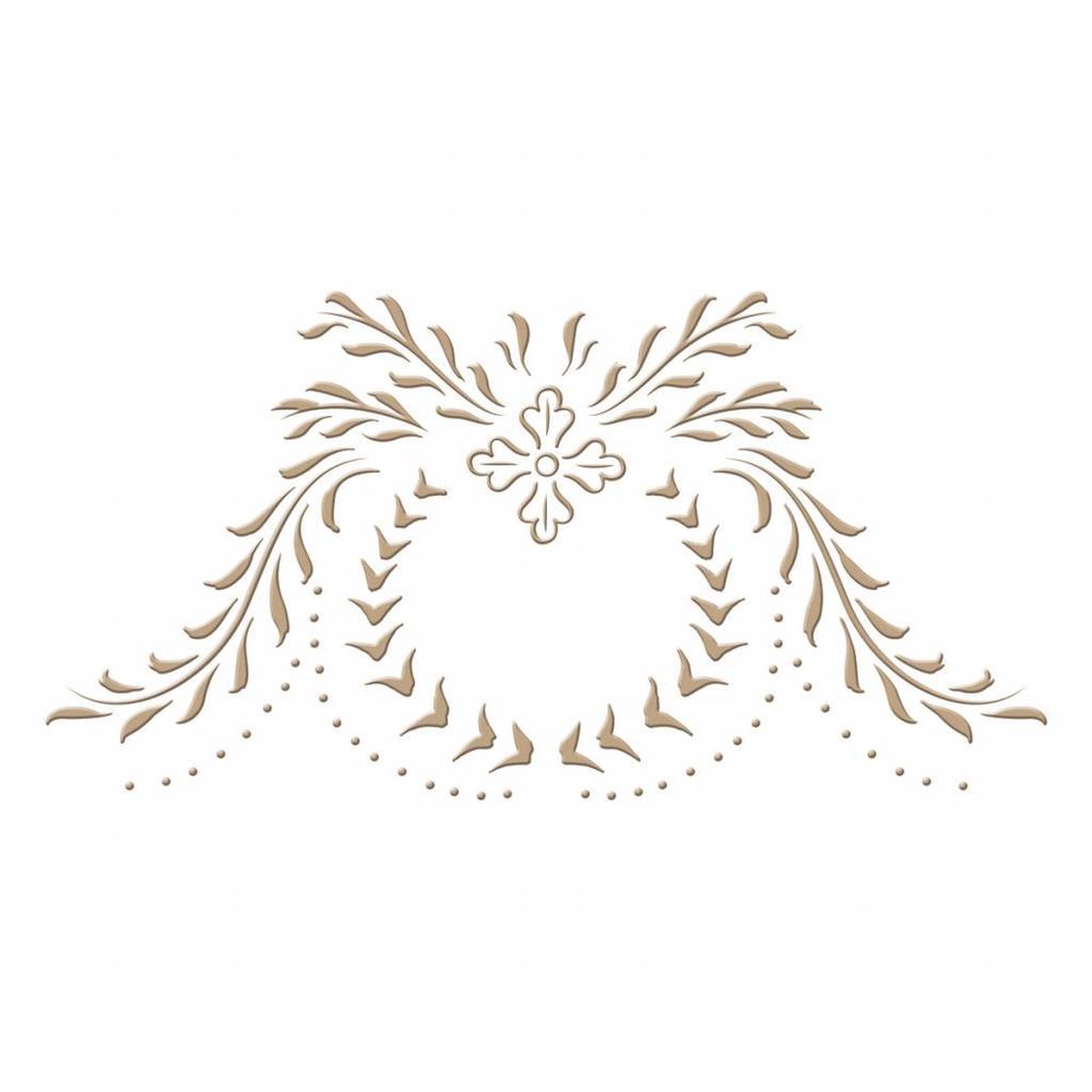 Spellbinders Cartouche Glimmer Hot Foil Plate (GLP-022)