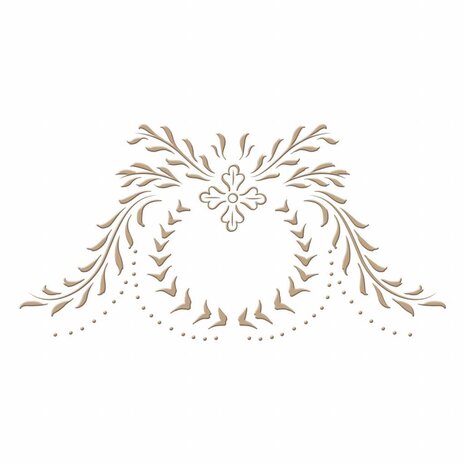 Spellbinders Cartouche Glimmer Hot Foil Plate (GLP-022)