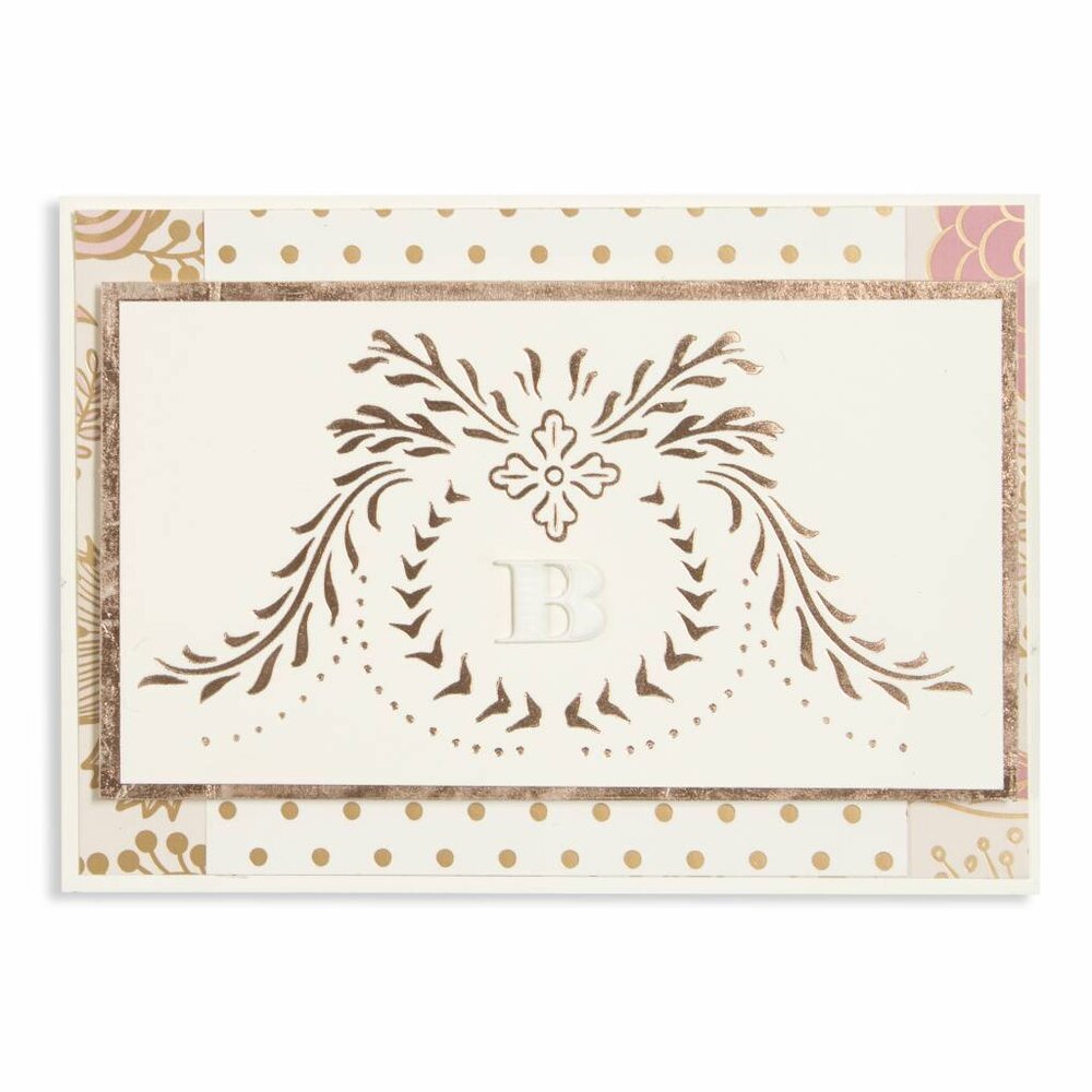 Spellbinders Cartouche Glimmer Hot Foil Plate (GLP-022)