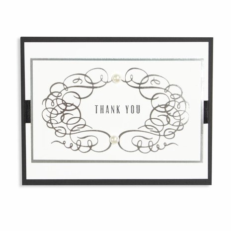 Spellbinders Flourishes Frame Glimmer Hot Foil Plate (GLP-025) Spellbinders Flourishes Frame Glimmer Hot Foil Plate (GLP-025)
