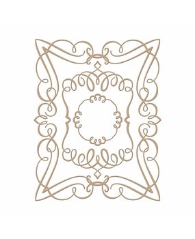 Spellbinders Elegant Rectangle Glimmer Hot Foil Plate (GLP-029) Spellbinders Elegant Rectangle Glimmer Hot Foil Plate (GLP-029)