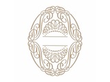 Spellbinders Elegant Oval Glimmer Hot Foil Plate (GLP-030)