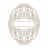 Spellbinders Elegant Oval Glimmer Hot Foil Plate (GLP-030)