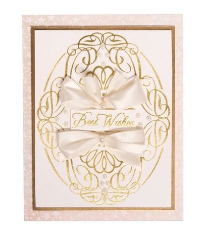 Spellbinders Elegant Oval Glimmer Hot Foil Plate (GLP-030)