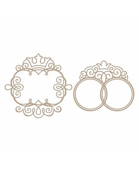Spellbinders Monogram Medallions Glimmer Hot Foil Plate (GLP-036) Spellbinders Monogram Medallions Glimmer Hot Foil Plate (GLP-036)