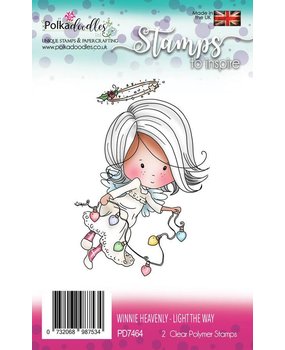 Polkadoodles Winnie Heavenly Light the Way Clear Stamps (PD7464) Polkadoodles Winnie Heavenly Light the Way Clear Stamps (PD7464)