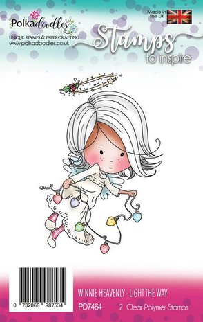 Polkadoodles Winnie Heavenly Light the Way Clear Stamps (PD7464) Polkadoodles Winnie Heavenly Light the Way Clear Stamps (PD7464)