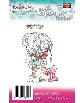 Polkadoodles Winnie Heavenly Wrap it Up Clear Stamps (PD7468) Polkadoodles Winnie Heavenly Wrap it Up Clear Stamps (PD7468)