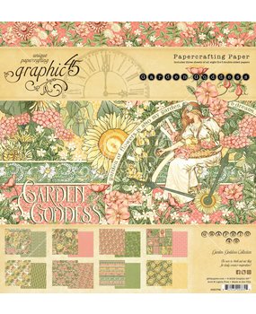 Graphic 45 Garden Goddess 8x8 Inch Paper Pad (4501752) Graphic 45 Garden Goddess 8x8 Inch Paper Pad (4501752)
