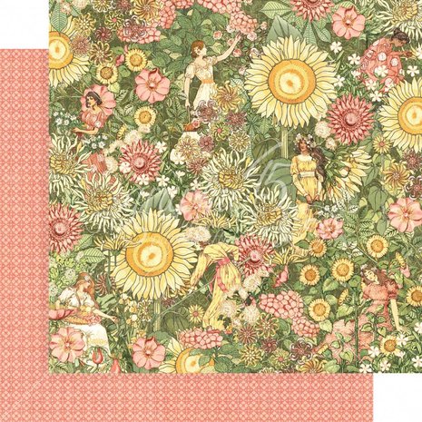 Graphic 45 Garden Goddess 8x8 Inch Paper Pad (4501752) Graphic 45 Garden Goddess 8x8 Inch Paper Pad (4501752)