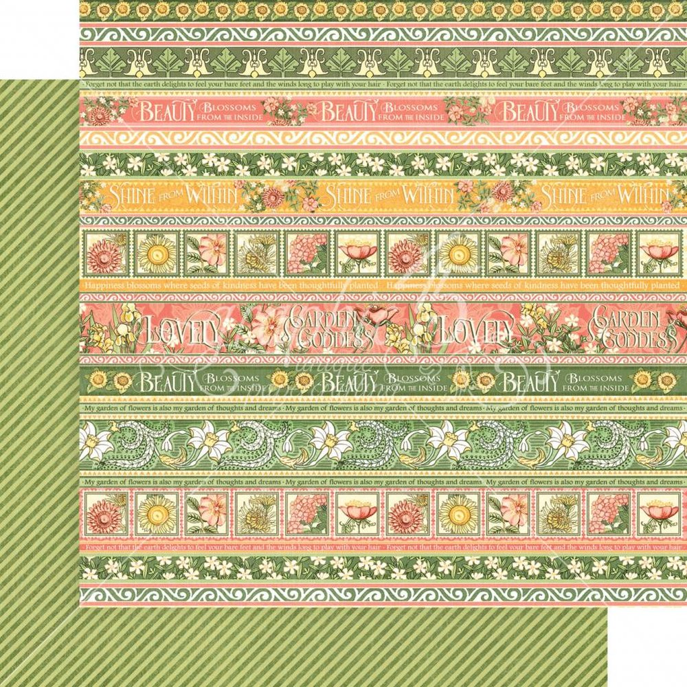 Graphic 45 Garden Goddess 8x8 Inch Paper Pad (4501752) Graphic 45 Garden Goddess 8x8 Inch Paper Pad (4501752)