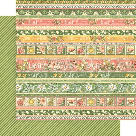 Graphic 45 Garden Goddess 8x8 Inch Paper Pad (4501752) Graphic 45 Garden Goddess 8x8 Inch Paper Pad (4501752)
