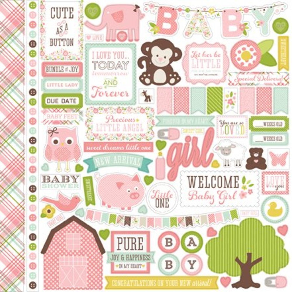 Echo Park Bundle Of Joy 2 Girl 12x12 Inch Collection Kit (BJGT79016) Echo Park Bundle Of Joy 2 Girl 12x12 Inch Collection Kit (BJGT79016)