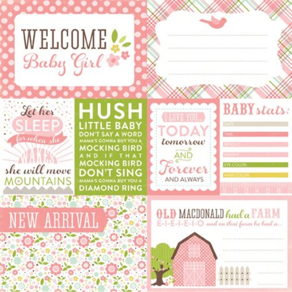 Echo Park Bundle Of Joy 2 Girl 12x12 Inch Collection Kit (BJGT79016) Echo Park Bundle Of Joy 2 Girl 12x12 Inch Collection Kit (BJGT79016)