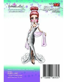 Polkadoodles Ruby Chic Clear Stamp (PD7522)