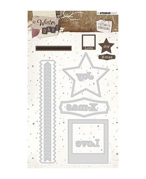Studio Light Winter Days Snij- & Embossing Mal (STENCILWD113)*