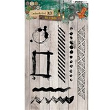 Studio Light Industrial 3.0 Clear Stamps (STAMPIN319)