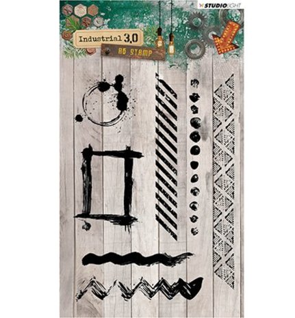Studio Light Industrial 3.0 Clear Stamps (STAMPIN319)