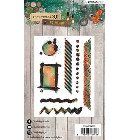 Studio Light Industrial 3.0 Clear Stamps (STAMPIN319)