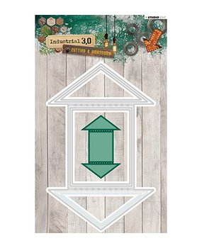 Studio Light Industrial 3.0 Snij- & Embossing Mal (STENCILIN132)* Studio Light Industrial 3.0 Snij- & Embossing Mal (STENCILIN132)*