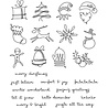 Stampers Anonymous Cling Stamps December Doodles (CMS355) Stampers Anonymous Cling Stamps December Doodles (CMS355)