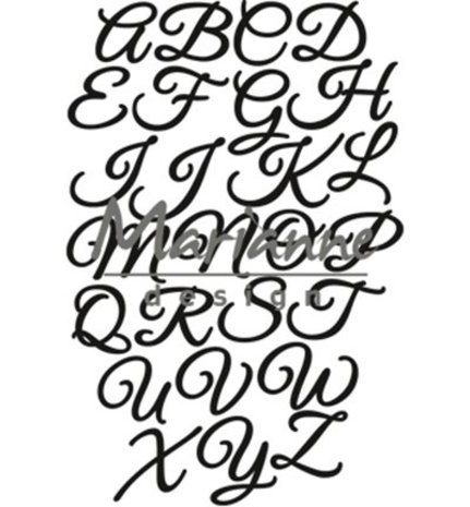 Marianne Design Craftable Classic Alphabet Upper Case (CR1452) Marianne Design Craftable Classic Alphabet Upper Case (CR1452)