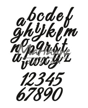 Marianne Design Craftable Classic Alphabet Lower Case & Numbers (CR1453)