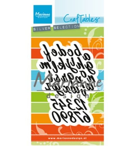 Marianne Design Craftable Classic Alphabet Lower Case & Numbers (CR1453)