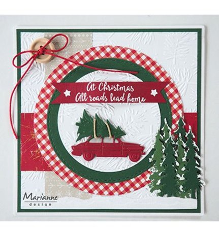 Marianne Design Creatable Driving Home For Christmas (LR0567) Marianne Design Creatable Driving Home For Christmas (LR0567)