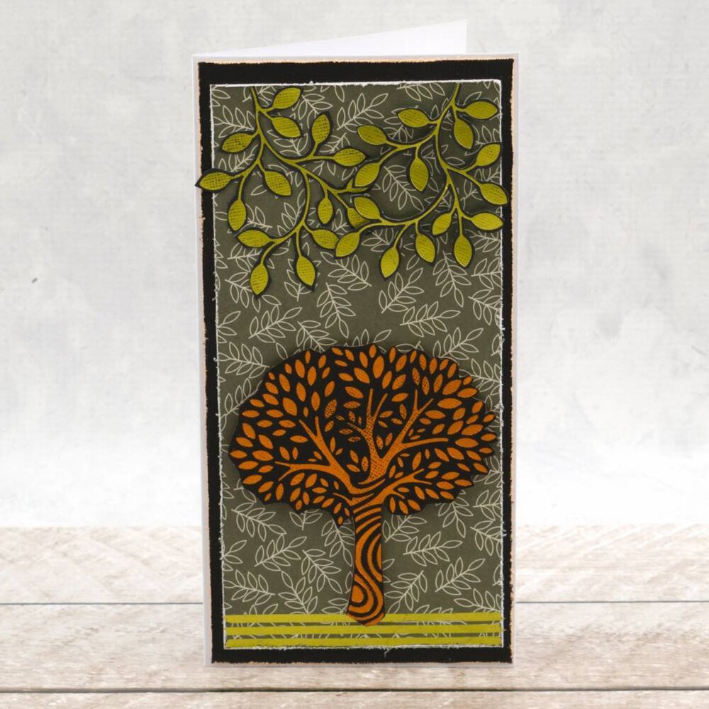 Couture Creations Hot Foil Stamp Summer Tree (CO725674) Couture Creations Hot Foil Stamp Summer Tree (CO725674)