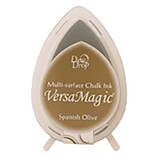 Tsukineko Dew Drop Multi-Surface Chalk Pigment Ink Spanish Olive (GD-59) Tsukineko Dew Drop Multi-Surface Chalk Pigment Ink Spanish Olive (GD-59)