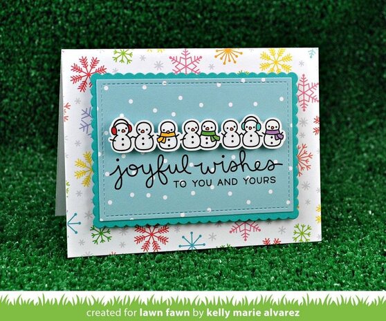 Lawn Fawn Simply Celebrate Winter Clear Stamps (LF1769)