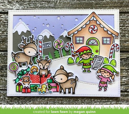Lawn Fawn Holiday Helpers Clear Stamps (LF1767) Lawn Fawn Holiday Helpers Clear Stamps (LF1767)