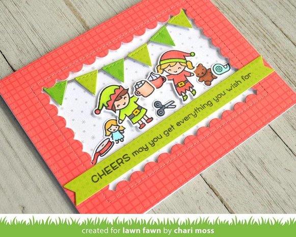 Lawn Fawn Holiday Helpers Clear Stamps (LF1767) Lawn Fawn Holiday Helpers Clear Stamps (LF1767)